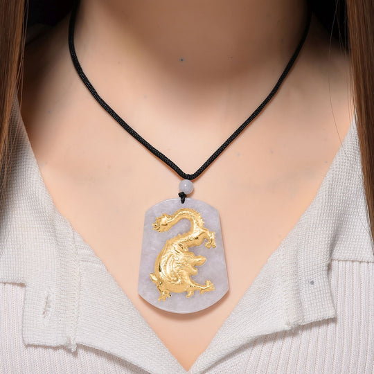 Weiße Jade Halskette, Flexibles, 999 Gold ca. 140,00 ct.