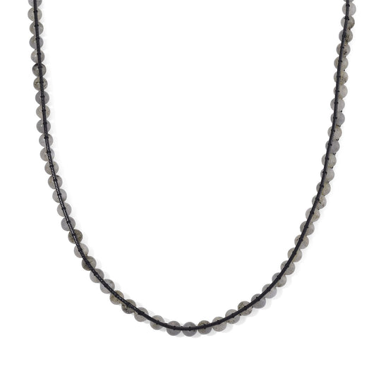 Weiße Howlit Halskette, flexibel (ca. 42 cm), ca. 80.00 ct