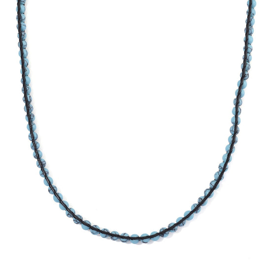 Weiße Howlit Halskette, flexibel (ca. 42 cm), ca. 80.00 ct