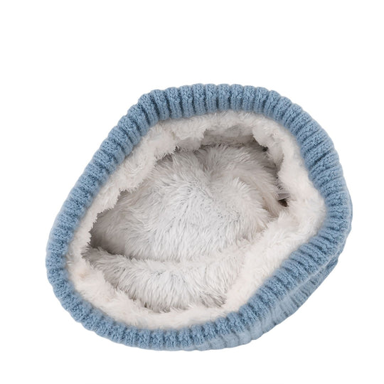 Strickmütze mit Bommel, weiches Mischgewebe, Einheitsgröße, Sandbeige