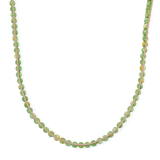Weiße Howlit Halskette, flexibel (ca. 42 cm), ca. 80.00 ct