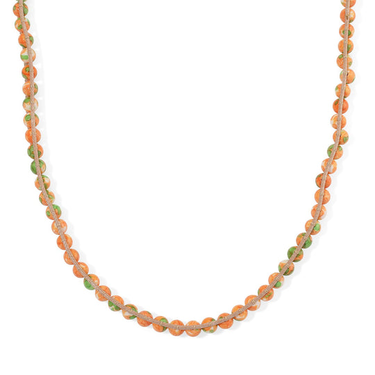 Weiße Howlit Halskette, flexibel (ca. 42 cm), ca. 80.00 ct