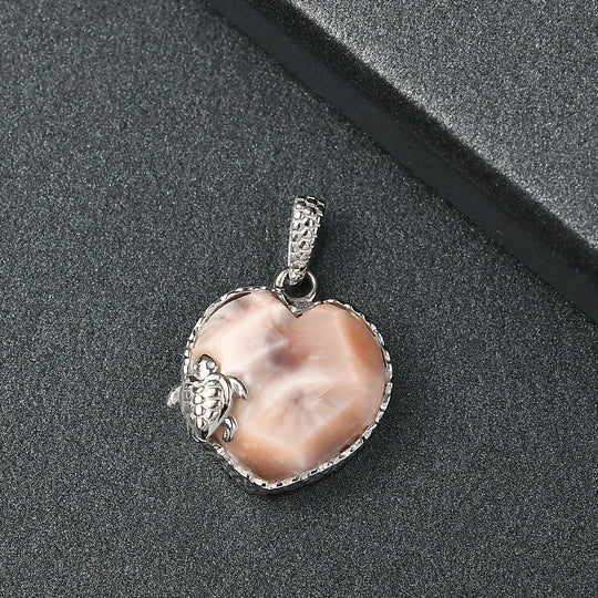 D’joy AA Natrolith Anhänger 925 Silber rhodiniert ca. 9.94 ct