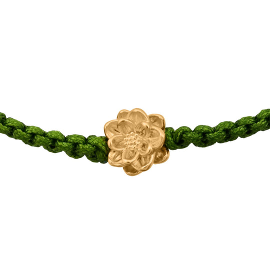 999 Gold Gänseblümchen Armband ca. Flexibles cm, 100mg