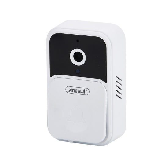 Video Türklingel, 4K, Weitwinkel 100 Grad, Nachtsicht 5 m, Zwei Wege Gegensprechen, 2.4G WiFi, microSD bis 32 GB, 9x 9.8x 5 cm, Weiß