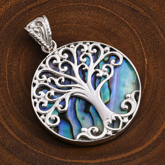 Royal Bali - Abalone Muschel Anhänger 925 Silber