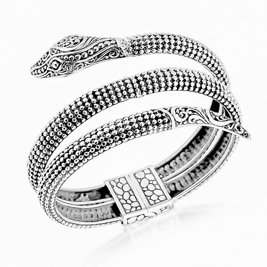 Royal Bali - 925 Silber Armreif ca. 19 cm ca. 42,72g