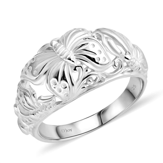925 Silber Schmetterling Ring (Größe 16.00) ca. 4,50g