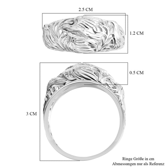 Royal Bali - 925 Silber Ring (Größe 17.00) ca. 4,50g