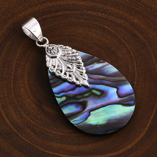 Royal Bali - Abalone Muschel Anhänger 925 Silber