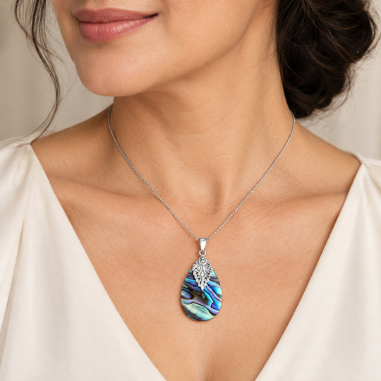 Royal Bali - Abalone Muschel Anhänger 925 Silber