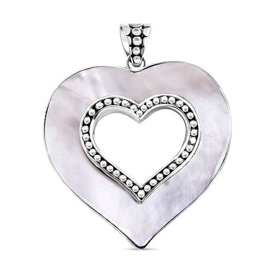 D'Joy Perlmutt Anhänger 925 Silber Standard