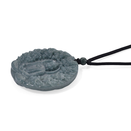 EXTREM SELTEN - Natürlicher Olmek Jadeit Halskette ca. 71 cm, ca. 155.00 ct