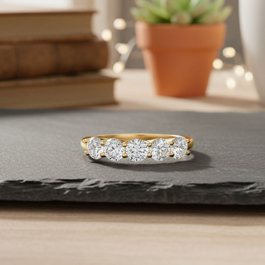 RADIANTA GRA zertifiziert Moissanit (D-VVS) Ring 925 Silber rhodiniert (Größe 19.00) ca. 1.15 ct