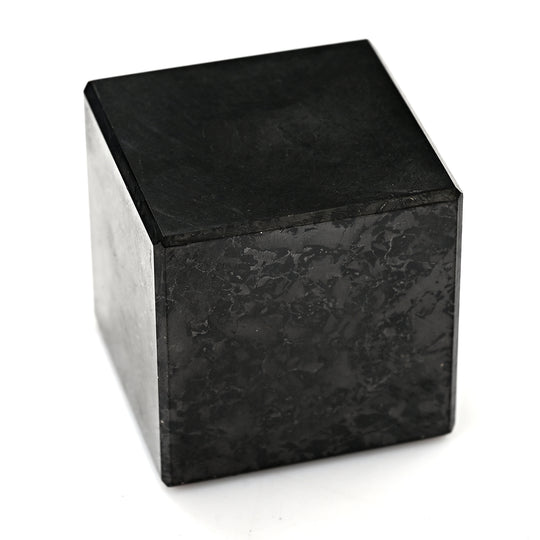 Shungit Quadrat 4 cm ca. 110 g Schwarz