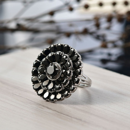 Elite Shungit Ring 950 Kupfer (Größe 16.00) ca. 8.32 ct