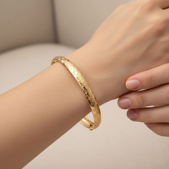 LUXORO 585 Gold Armreif ca. 19 cm ca. 4,26g