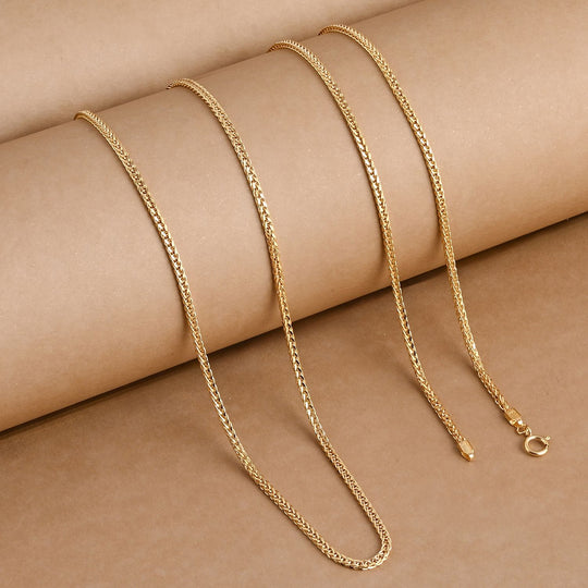 LUXORO 585 Gold Spiga Halskette ca. 50 cm ca. 1,93g
