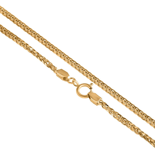 LUXORO 585 Gold Spiga Halskette ca. 50 cm ca. 1,93g