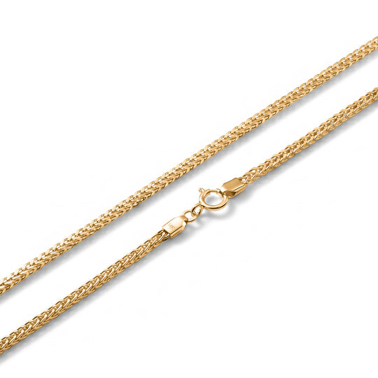 LUXORO 585 Gold Spiga Halskette ca. 50 cm ca. 1,93g