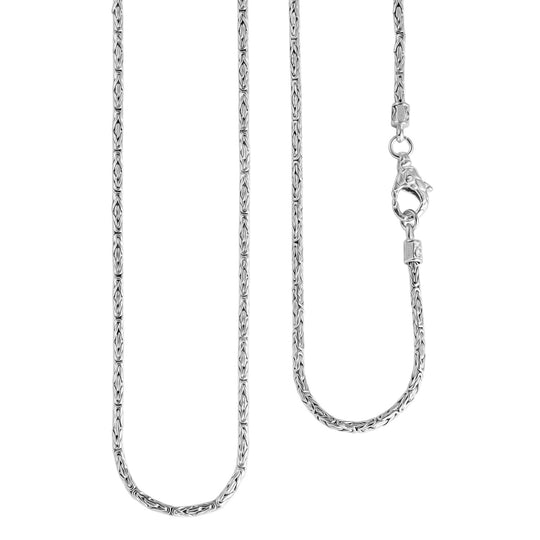 Royal Bali - Padian Halskette ca. 45 cm, 925 Silber ca. 16,42g