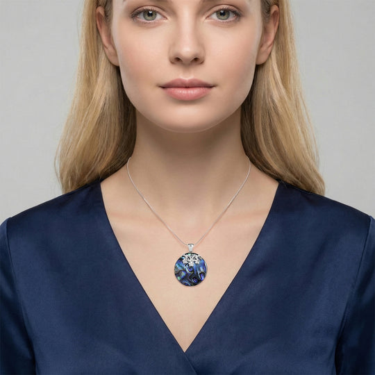 Royal Bali - Abalone Muschel Anhänger, 925 Silber