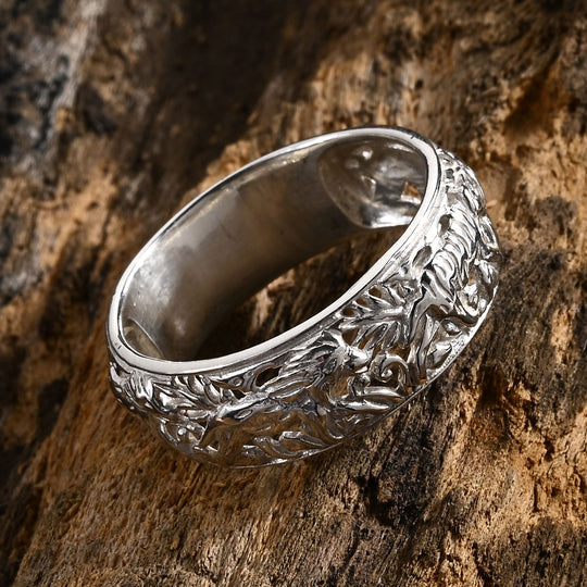 925 Silber Ring (Größe 20.00) ca. 5,00g