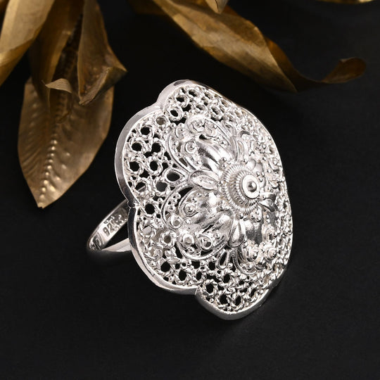 D'Joy Royal Bali - 925 Silber Ring (Größe 16.00) ca. 9,26g