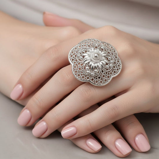 D'Joy Royal Bali - 925 Silber Ring (Größe 16.00) ca. 9,26g