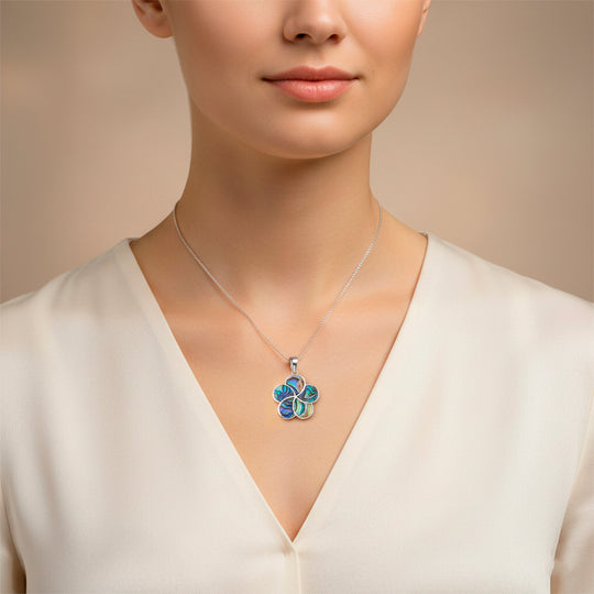 D'Joy Royal Bali Abalone Muschel Anhänger 925 Silber