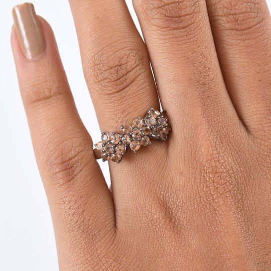 D'Joy AA Andalusit Ring 925 Silber rhodiniert (Größe 20.00) ca. 1,74 ct