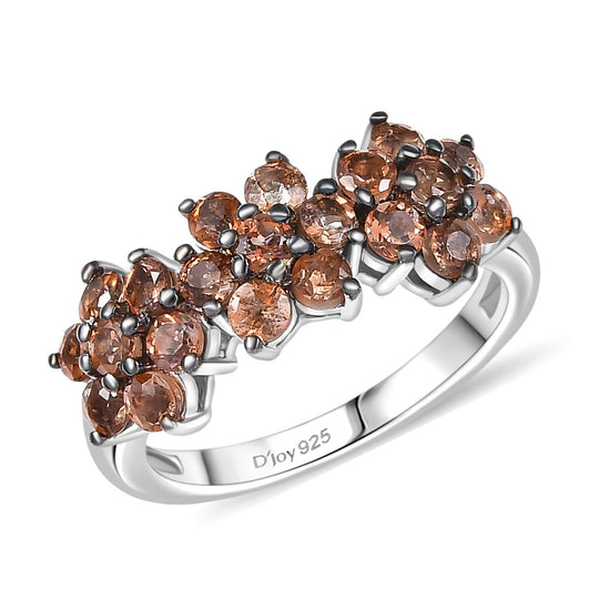 D'Joy AA Andalusit Ring 925 Silber rhodiniert (Größe 20.00) ca. 1,74 ct
