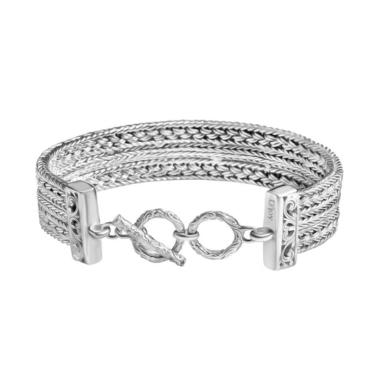 Royal Bali - D'Joy 925 Silber Armband, ca. 20 cm ca. 43,17g