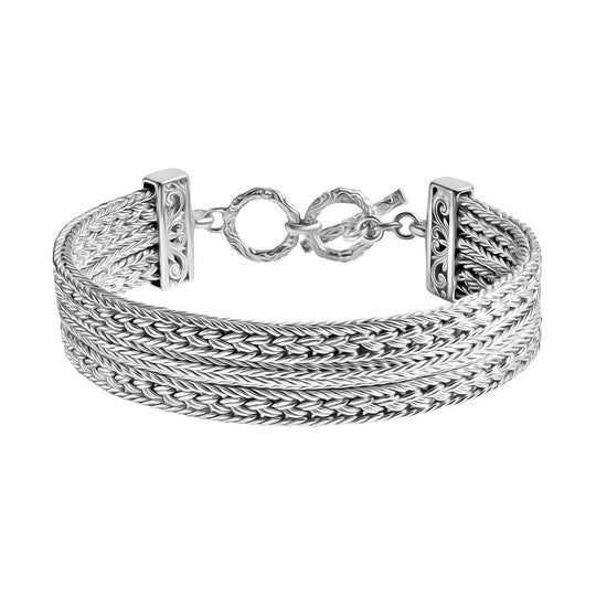 Royal Bali - D'Joy 925 Silber Armband, ca. 20 cm ca. 43,17g