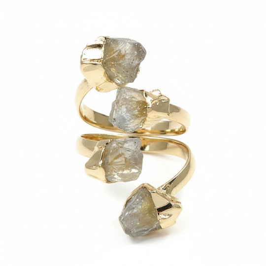 Aquamarin Ring Reine Legierung Vergoldet (Größe 18.00) ca. 5,00 ct