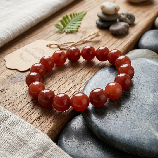 Rote Jade Armband, Flexibles, ca. 300,00 ct.
