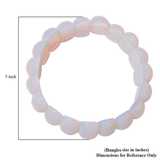 Opalite Armband Flexibles (ca. 18 - 19 cm) ca. 300.00 ct