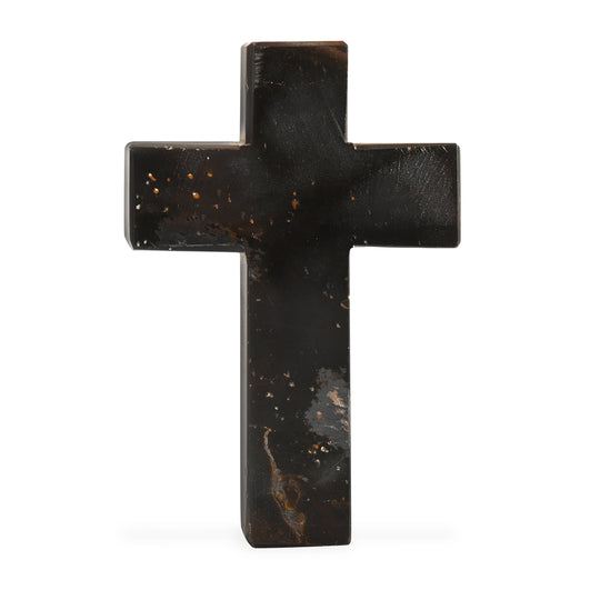 LIVMORE Tigerauge Edelstein Kreuz mit Armband und Kreuz Anhänger, 7,62 cm