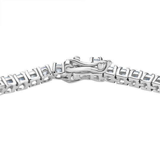 LUXURIANT DIAMANT - Lab Grown Diamant SI-GH SGL zertifiziert Armband ca. 19 cm 925 Silber rhodiniert ca. 4.00 ct