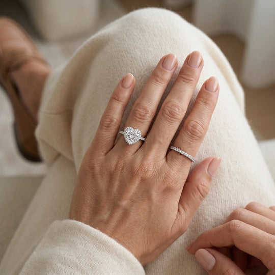 LUXURIANT DIAMOND - Lab Grown Diamant VS-EF IGI zertifiziert Ring 950 Platin (Größe 17.00) ca. 5.50 ct