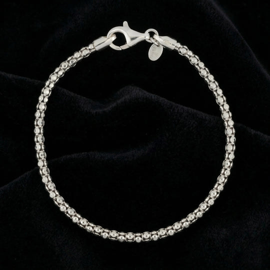 LA BELLA feinstes Coryana Armband, 925 Silber, ca. 19 cm ca. 3,80g