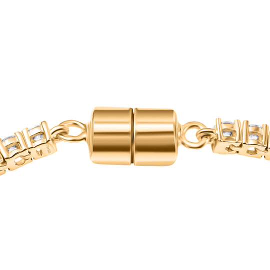 D'Joy Moissanit Armband ca. 20 cm 925 Silber rhodiniert ca. 5.99 ct