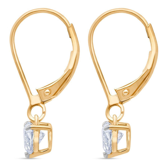 LUXURIANT DIAMANT - Lab Grown Diamant VS-EF SGL zertifiziert Ohrringe 925 Silber rhodiniert ca. 1,00 ct.