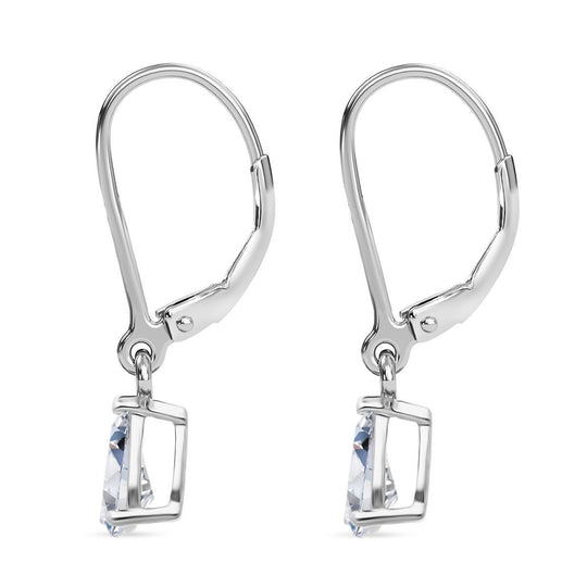 LUXURIANT DIAMOND - Lab Grown Diamant VS-GH SGL zertifiziert Ohrringe 925 Silber rhodiniert ca. 1.00 ct