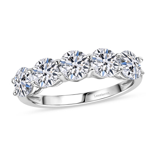 LUXURIANT DIAMOND - Lab Grown Diamant SI-GH Ring 925 Silber rhodiniert (Größe 19.00) ca. 2.00 ct