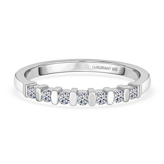 LUXURIANT DIAMOND - Lab Grown Diamant SI-GH Ring 925 Silber rhodiniert (Größe 16.00) (10-15 Werktage Lieferzeit) ca. 0.20 ct