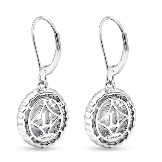 LUXURIANT DIAMOND - Lab Grown Diamant SI-GH Ohrringe 925 Silber Rhodiniert (10-15 Werktage Lieferzeit) ca. 1.00 ct