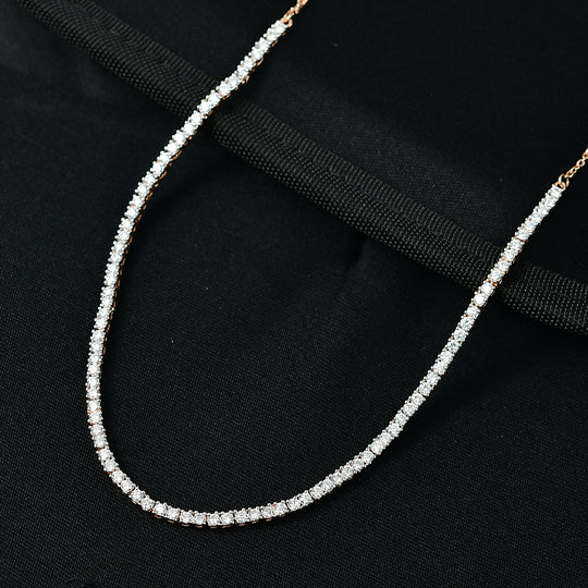 LUXURIANT DIAMOND - Lab Grown Diamant VS-EF SGL zertifiziert Halskette ca. 45 cm 925 Silber rhodiniert ca. 4.00 ct