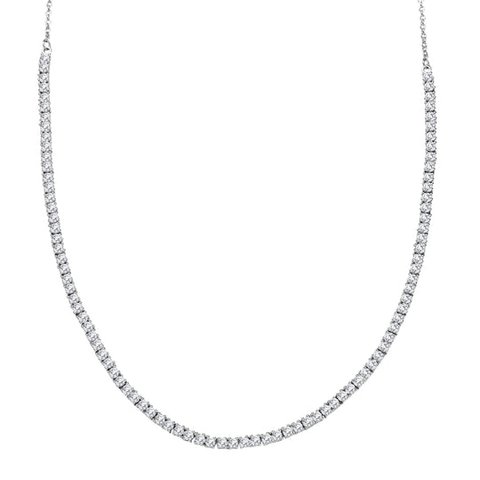 LUXURIANT DIAMOND - Lab Grown Diamant VS-EF SGL zertifiziert Halskette ca. 45 cm 925 Silber rhodiniert ca. 4.00 ct