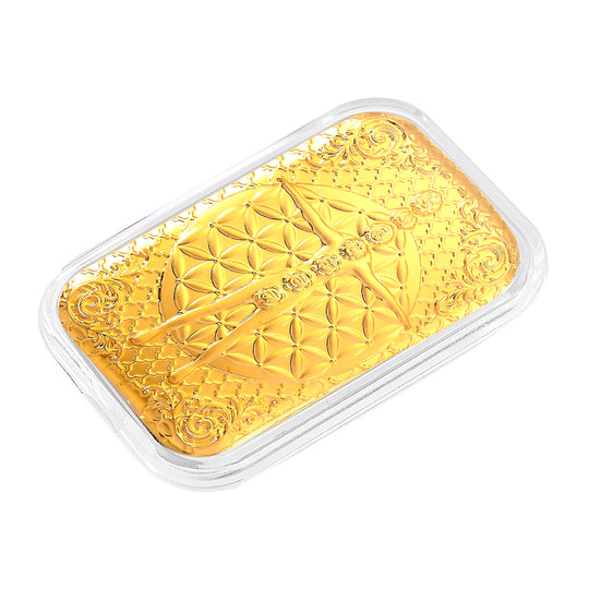 EXKLUSIVES GESCHENK - 999er Goldfolie mit 7-Chakren-Motiv 10mg
